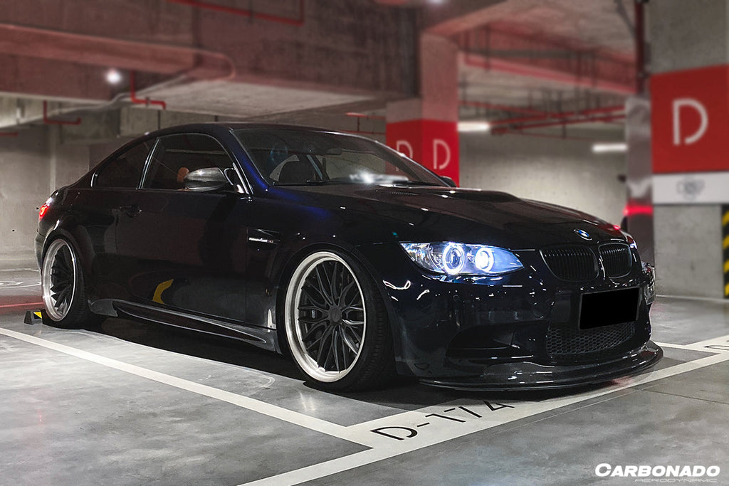 2008-2012 BMW M3 E90 & E92 & E93 GTSII Style Carbon Fiber Front Lip