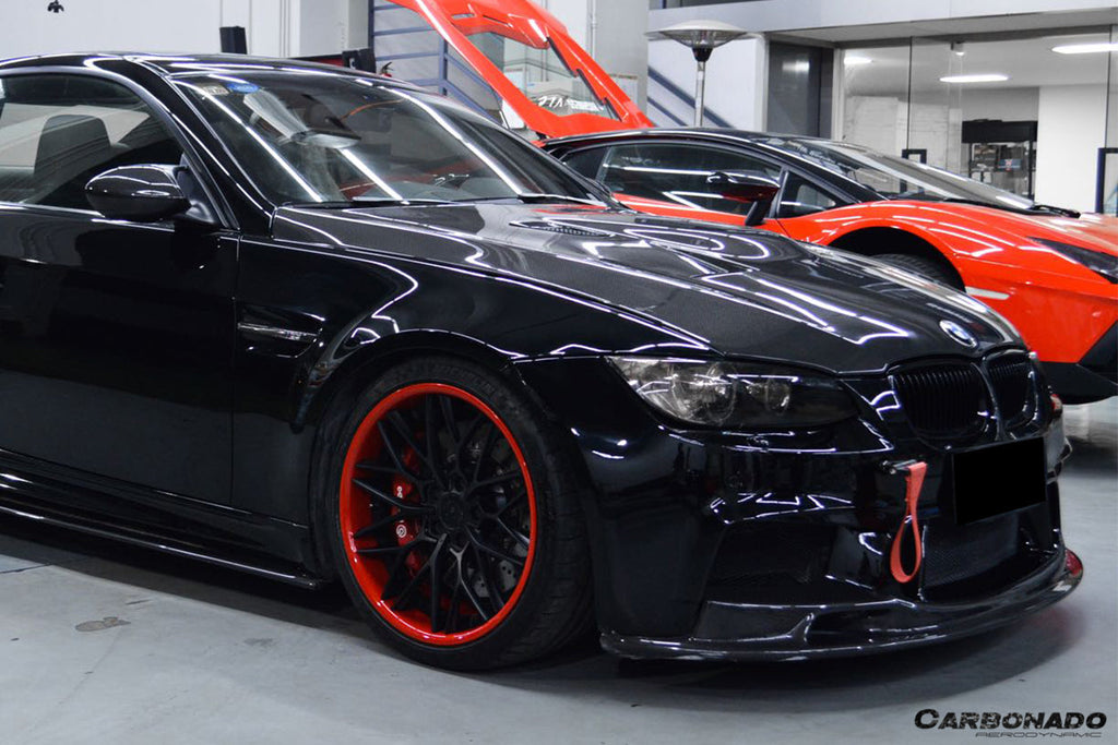 2008-2012 BMW M3 E90 & E92 & E93 VRS Style Carbon Fiber Lip - Carbonado