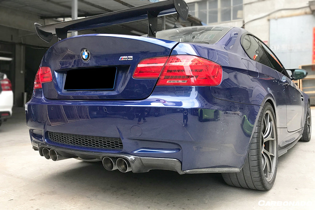 2008-2012 BMW M3 E92/E93 VA Style Carbon Fiber Rear Lip - Carbonado Aero