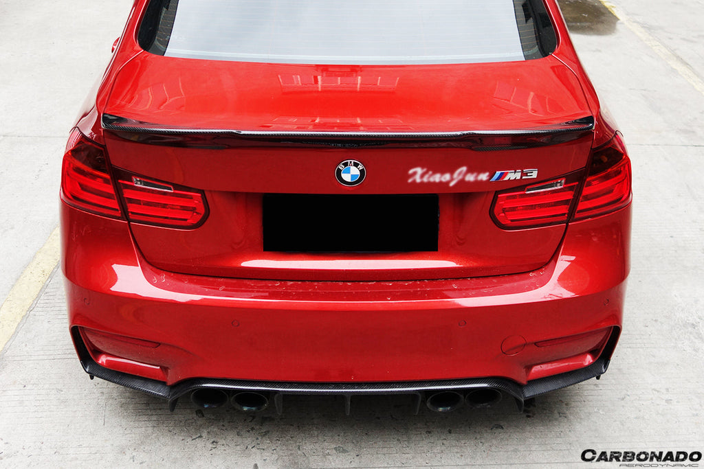 2014-2020 BMW M3 F80 3 Series F30 F35 VRS Style Carbon Fiber Trunk Spoiler