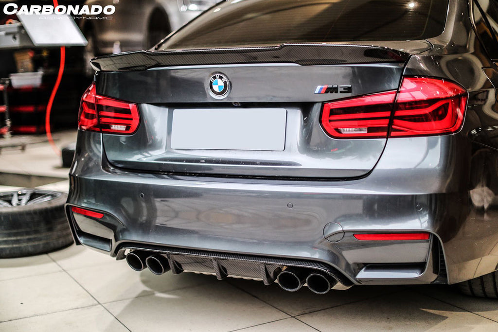 2014-2020 BMW M3 F80 3 Series F30 F35 VRS Style Carbon Fiber Trunk Spoiler
