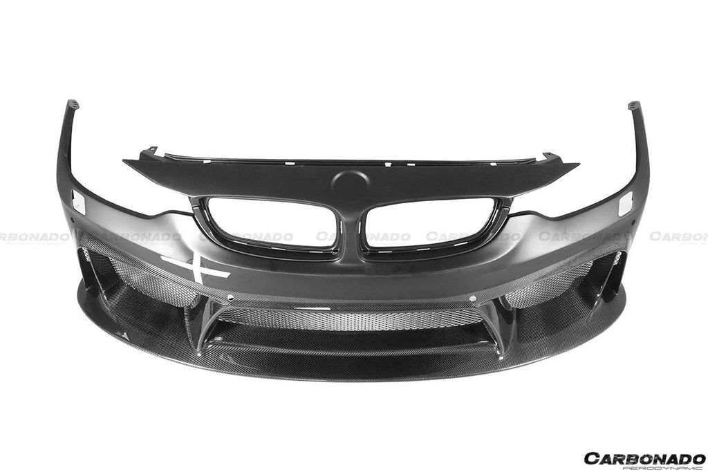 2014-2020 BMW M3 F80 M4 F82 D3 Style Front Bumper - Carbonado Aero