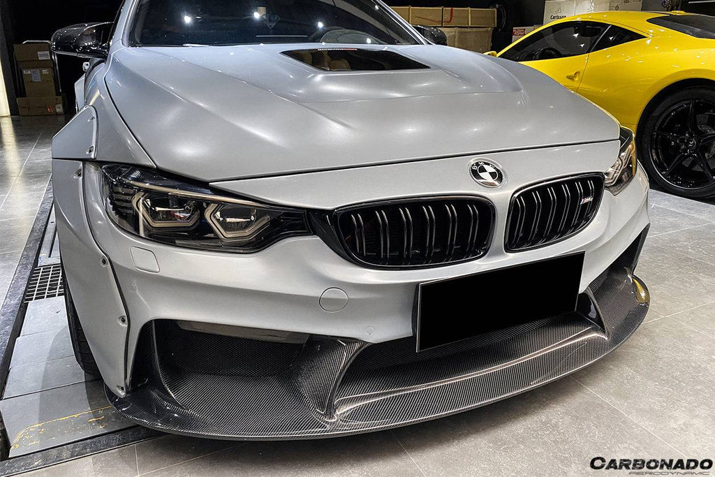 2014-2020 BMW M3 F80 M4 F82 D3 Style Front Bumper - Carbonado Aero
