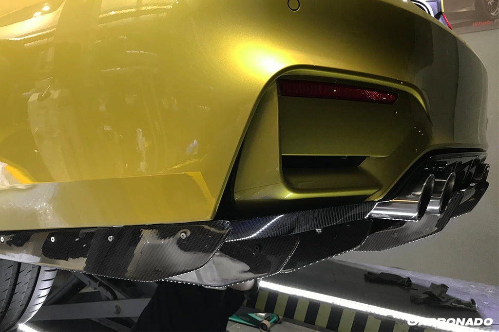 2014-2020 BMW M3 F80 & M4 F82 VA Style Carbon Fiber Rear Lip