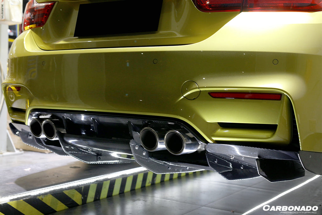 2014-2020 BMW M3 F80 & M4 F82 VA Style Carbon Fiber Rear Lip
