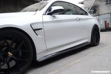 Load image into Gallery viewer, 2014-2020 BMW M4 F82 SM Style Carbon Fiber Side Skirts - Carbonado