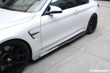 Load image into Gallery viewer, 2014-2020 BMW M4 F82 SM Style Carbon Fiber Side Skirts - Carbonado Aero