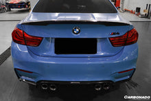 Load image into Gallery viewer, 2014-2020 BMW M4 F82 VRS Style Carbon Fiber Trunk Spoiler - Carbonado Aero