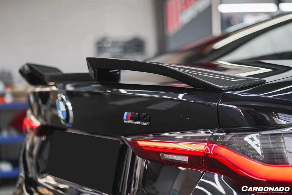2021-UP BMW M4 G82 4 Series G22 VRS Style Carbon Fiber Trunk Spoiler Wing