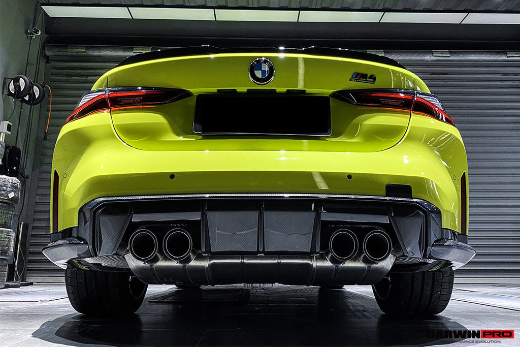 2021-UP BMW M4 G82 G83 M3 G80 Carbon Fiber Rear Diffuser Trim Replacement Lip