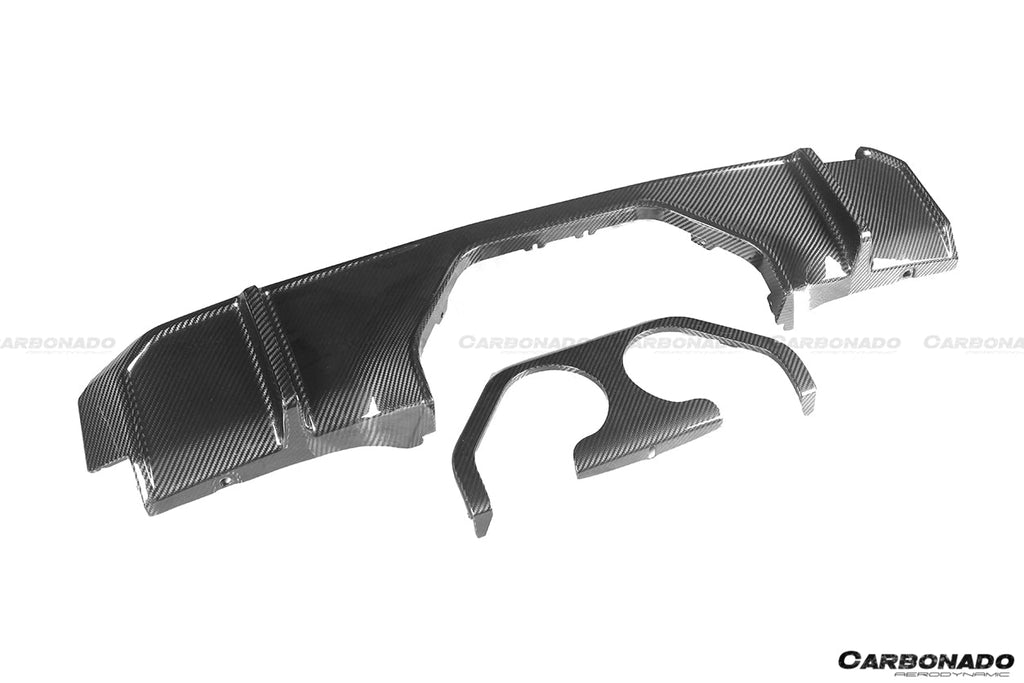 2021-UP BMW M4 G82 G83 MP Style Dry Carbon Fiber Middle Rear Lip with Winglets
