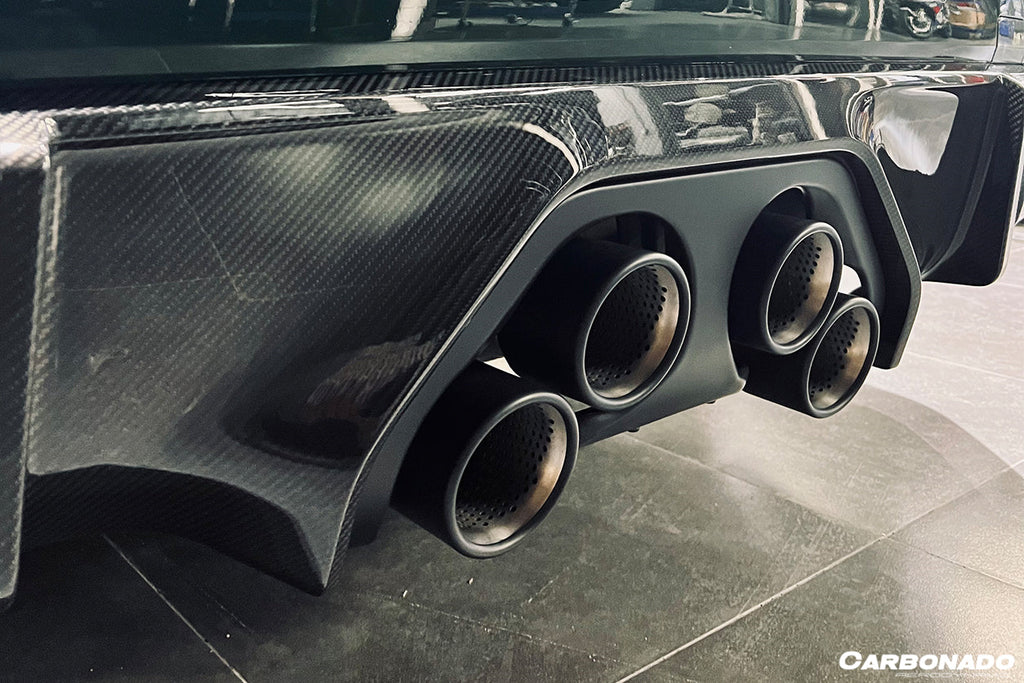 2021-UP BMW M4 G82 G83 MP Style Dry Carbon Fiber Middle Rear Lip with Winglets