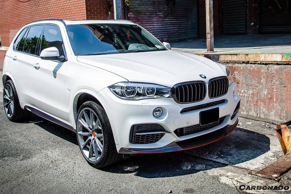 2014-2018 BMW X5 F15 MP Style Carbon Fiber Front Lip (MT ONLY) - Carbonado Aero