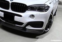 Load image into Gallery viewer, 2014-2019 BMW X6 F16 M-TECH 3D Style Carbon Fiber Front Lip - Carbonado