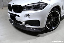 Load image into Gallery viewer, 2014-2019 BMW X6 F16 M-TECH 3D Style Carbon Fiber Front Lip - Carbonado Aero