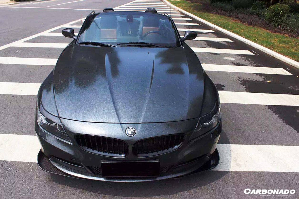 2009-2016 BMW Z4 E89 DP Style Carbon Fiber Front Bumper Splitter - Carbonado