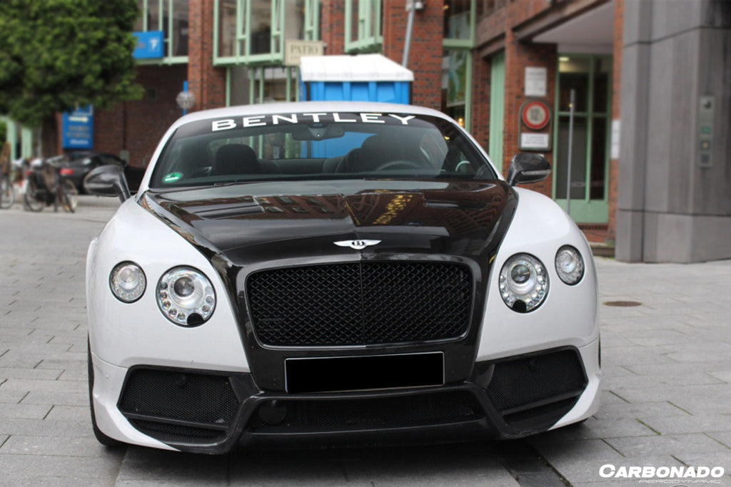 2012-2015 Bentley Continental  V8 GT GTC V8S - W12 GT GTC SPEED VRS Style Carbon Fiber Front Bumper