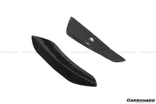 Load image into Gallery viewer, 2016-2018  Mercedes Benz  W176 A45 AMG BKSS Style Carbon Fiber Front Bumper Canards - Carbonado Aero