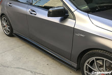Load image into Gallery viewer, 2016-2018 Mercedes Benz W176 A45 AMG RZS Style Carbon Fiber Side Skirts - Carbonado Aero