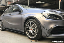 Load image into Gallery viewer, 2016-2018 Mercedes Benz W176 A45 AMG RZS Style Carbon Fiber Side Skirts - Carbonado Aero
