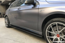 Load image into Gallery viewer, 2016-2018 Mercedes Benz W176 A45 AMG RZS Style Carbon Fiber Side Skirts - Carbonado Aero