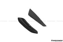 Load image into Gallery viewer, 2016-2018  Mercedes Benz  W176 A45 AMG BKSS Style Carbon Fiber Front Bumper Canards - Carbonado Aero