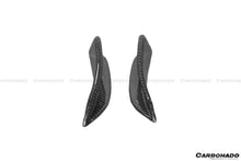Load image into Gallery viewer, 2016-2018  Mercedes Benz  W176 A45 AMG BKSS Style Carbon Fiber Front Bumper Canards - Carbonado Aero