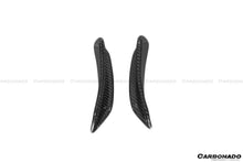 Load image into Gallery viewer, 2016-2018  Mercedes Benz  W176 A45 AMG BKSS Style Carbon Fiber Front Bumper Canards - Carbonado Aero
