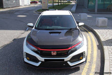 Load image into Gallery viewer, 2015-2021 Honda Civic Type R FK8 M Style Autoclave Double Carbon Fiber Hood - Carbonado Aero