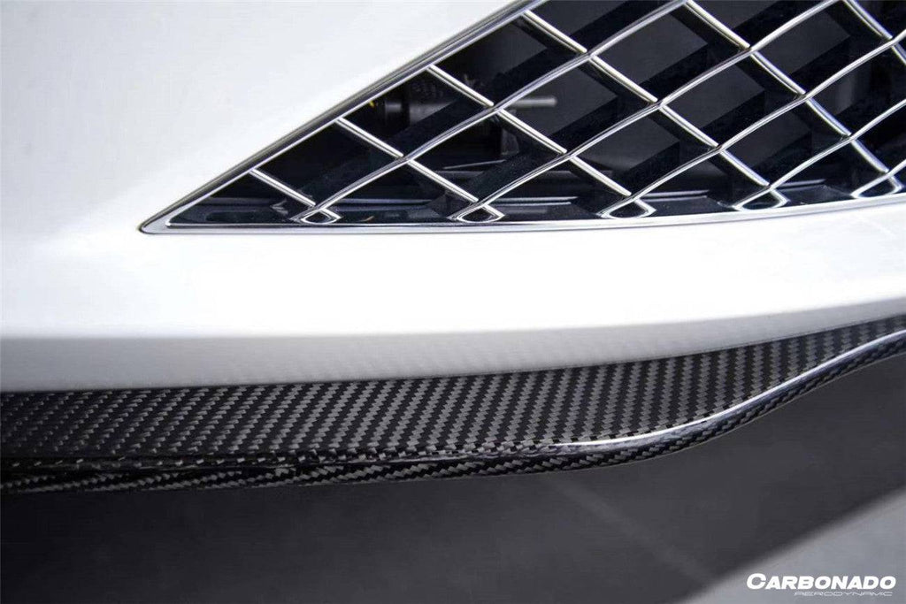 2019-2024 Bentley Continental GT & GTC Editon Style Carbon Fiber Front Lip - Carbonado