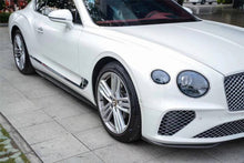 Load image into Gallery viewer, 2019-2024 Bentley Continental GT &amp; GTC Editon Style Dry Carbon Fiber Side Skirts - Carbonado
