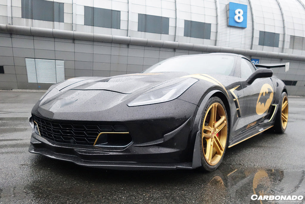 2013-2019 Corvette C7 Z06 Grandsport Carbon Fiber Canards - Carbonado Aero