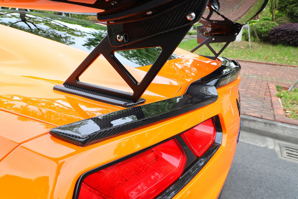 2013-2019 Corvette C7 Z51 Z06 Grandsport AR Style Carbon Fiber Trunk Spoiler
