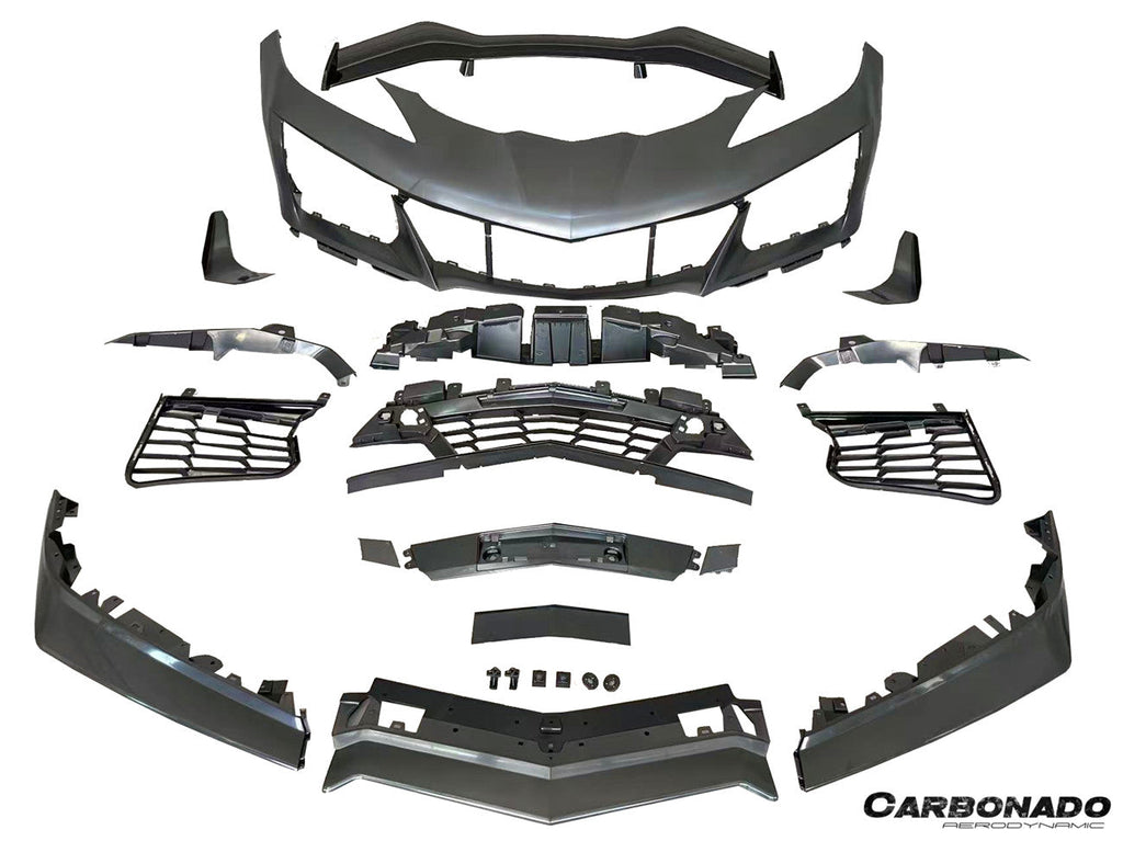 2020-2026 Corvette C8 Stingray Z06 Style Polypropylene Front Bumper