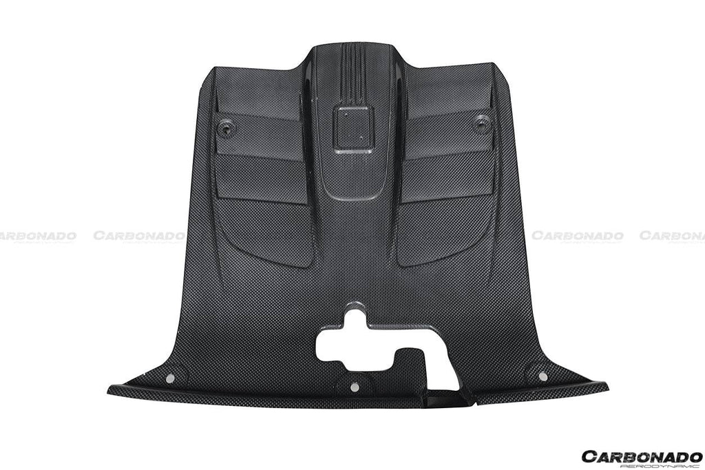 2012-2017 Ferrari F12 Berlinetta OE Style Dry Carbon Fiber Engine Cover - Carbonado Aero