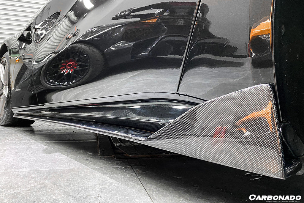 2012-2017 Ferrari F12 Berlinetta DC Style Carbon Fiber  Side Skirts