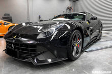 Load image into Gallery viewer, 2012-2017 Ferrari F12 Berlinetta RS Style Carbon Fiber Front Lip - Carbonado Aero