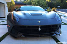 Load image into Gallery viewer, 2012-2017 Ferrari F12 Berlinetta RS Style Carbon Fiber Front Lip - Carbonado