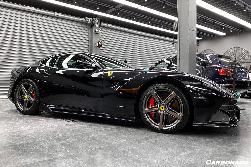 2012-2017 Ferrari F12 Berlinetta DC Style Carbon Fiber  Side Skirts