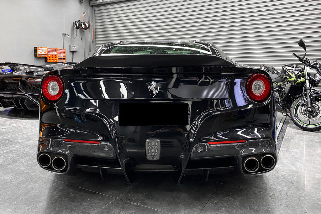 2012-2017 Ferrari F12 Berlinetta RS Style Carbon Fiber Rear Diffuser