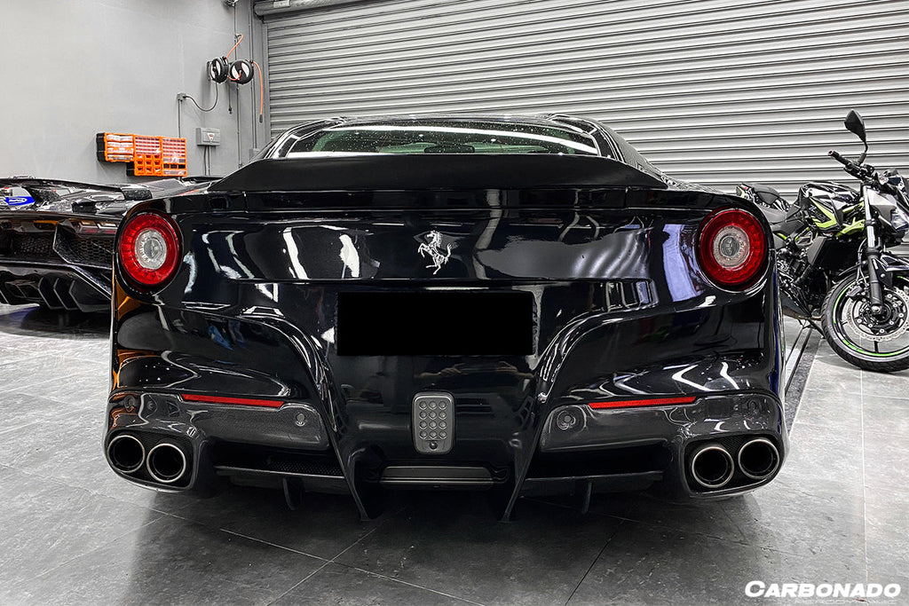 2012-2017 Ferrari F12 Berlinetta RS Style Carbon Fiber Rear Diffuser