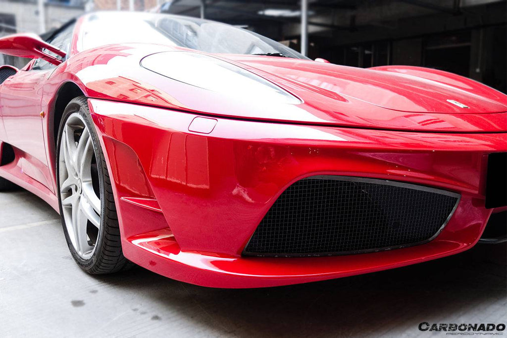 2004-2009 Ferrari F430 SC Style Front Bumper - Carbonado Aero