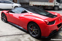 Load image into Gallery viewer, 2010-2015 Ferrari 458 Coupe  Spider AV Style Carbon Fiber Side Skirts Under Board