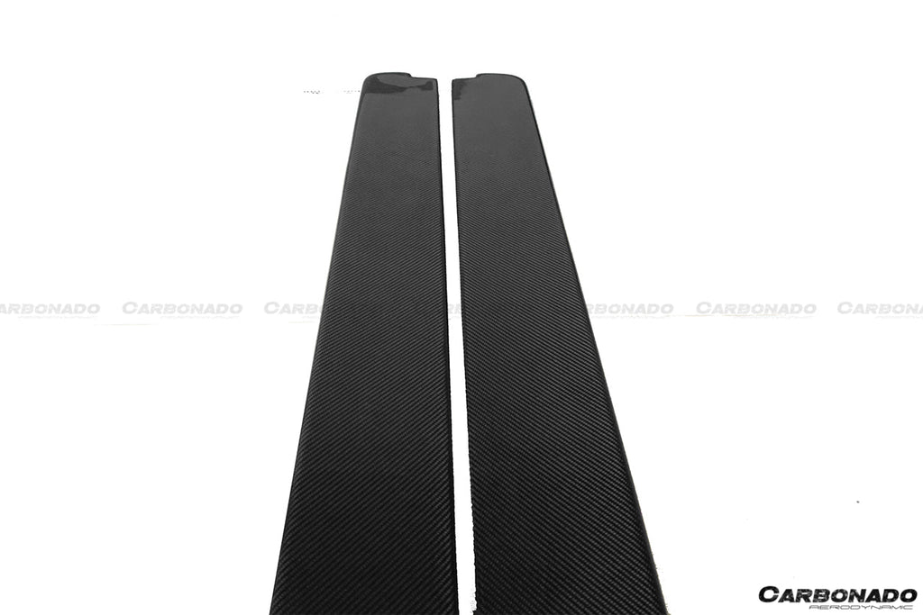 2010-2015 Ferrari 458 Coupe  Spider AV Style Carbon Fiber Side Skirts Under Board