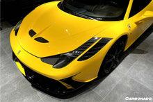 Load image into Gallery viewer, 2010-2015 Ferrari 458 Coupe Spyder SP Style Hood - Carbonado Aero