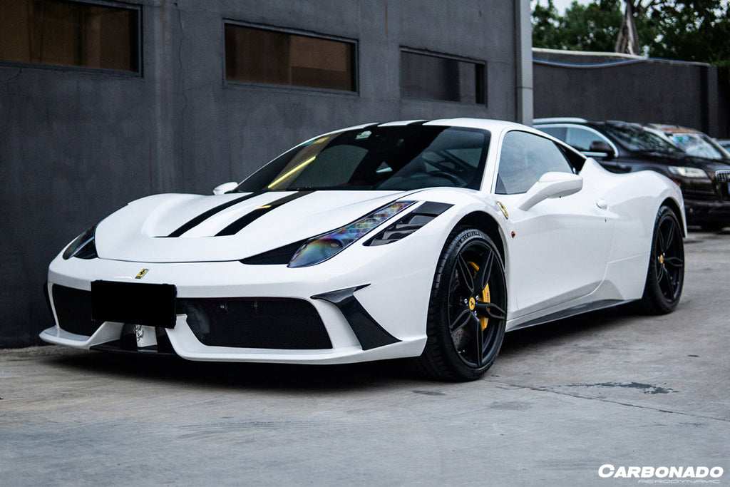 2010-2015 Ferrari 458 Coupe & Spider SP Style Hood - Carbonado