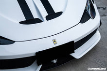 Load image into Gallery viewer, 2010-2015 Ferrari 458 Coupe &amp; Spider SP Style Hood - Carbonado