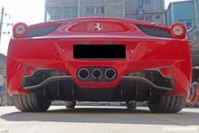 Load image into Gallery viewer, 2010-2015 Ferrari 458 Coupe Spyder OE Style Carbon Fiber Rear Diffuser - Carbonado Aero