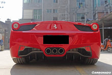Load image into Gallery viewer, 2010-2015 Ferrari 458 Coupe Spyder OE Style Carbon Fiber Rear Diffuser - Carbonado Aero