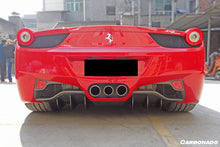 Load image into Gallery viewer, 2010-2015 Ferrari 458 Coupe Spyder OE Style Carbon Fiber Rear Diffuser - Carbonado Aero